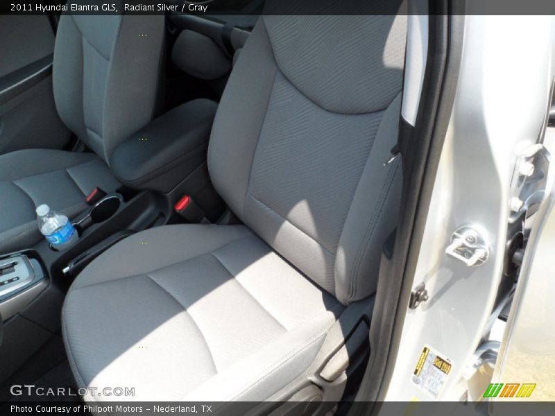 Radiant Silver / Gray 2011 Hyundai Elantra GLS
