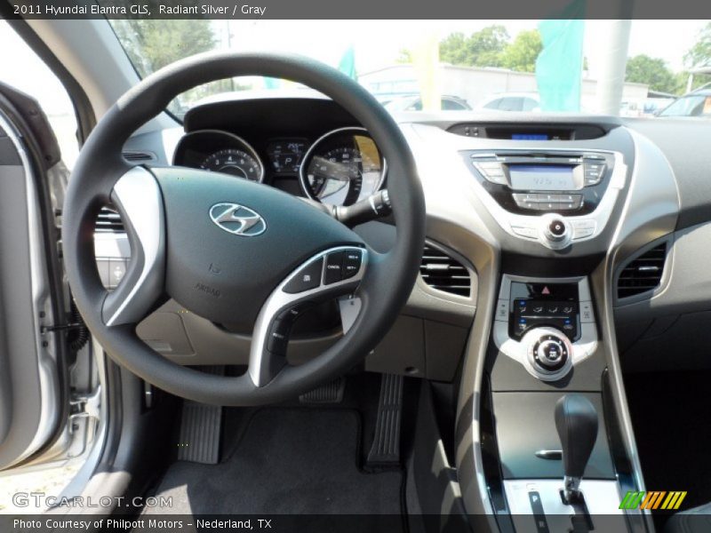 Radiant Silver / Gray 2011 Hyundai Elantra GLS