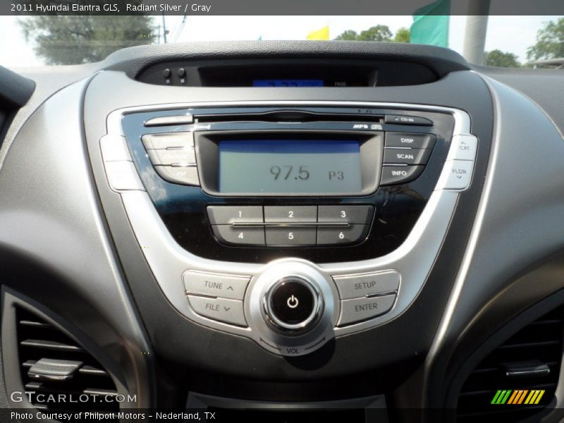 Radiant Silver / Gray 2011 Hyundai Elantra GLS