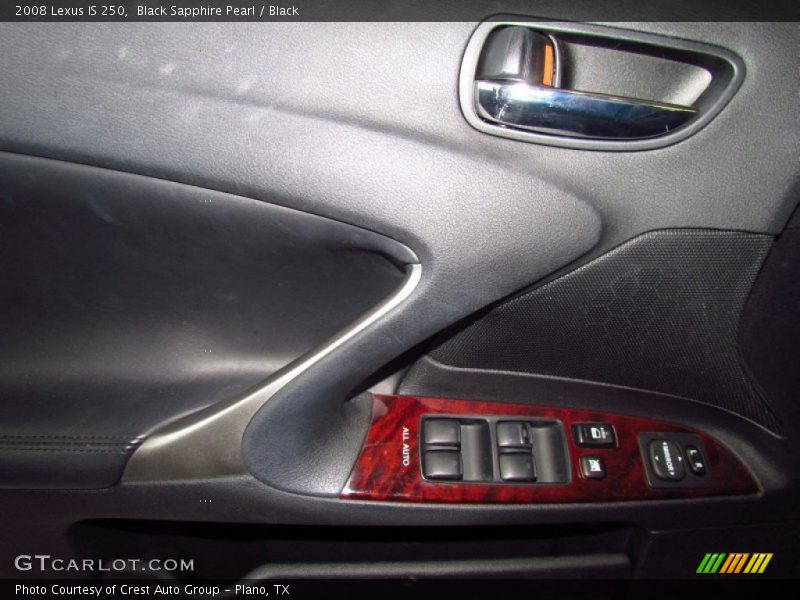 Black Sapphire Pearl / Black 2008 Lexus IS 250