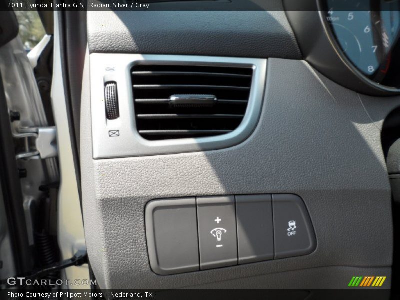 Radiant Silver / Gray 2011 Hyundai Elantra GLS