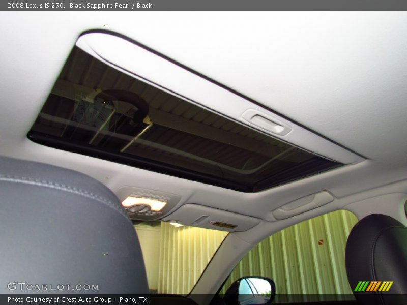 Black Sapphire Pearl / Black 2008 Lexus IS 250