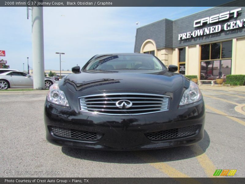 Black Obsidian / Graphite 2008 Infiniti G 37 Journey Coupe