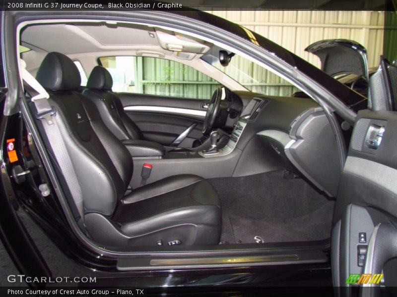  2008 G 37 Journey Coupe Graphite Interior