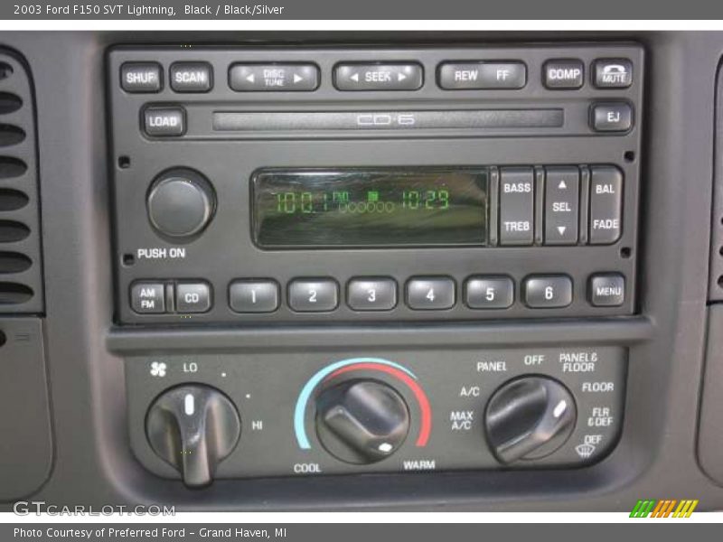 Controls of 2003 F150 SVT Lightning