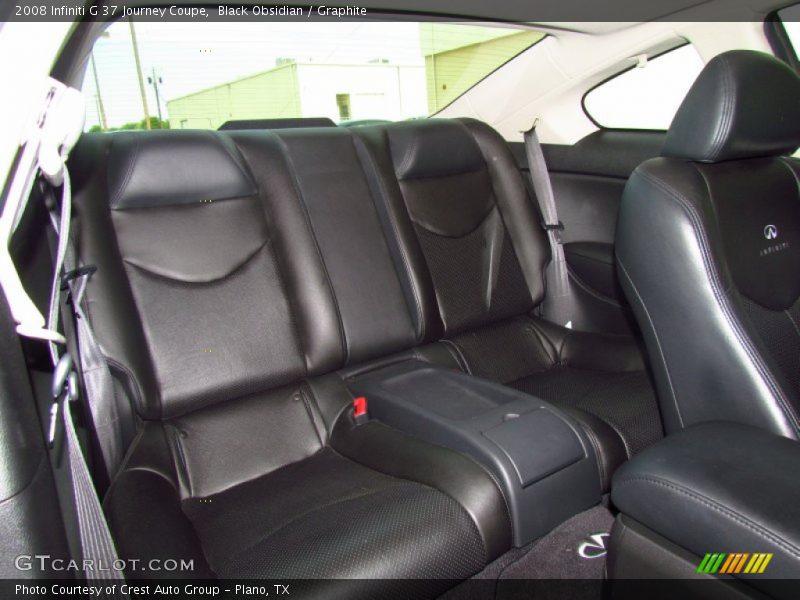  2008 G 37 Journey Coupe Graphite Interior