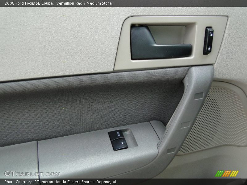 Vermillion Red / Medium Stone 2008 Ford Focus SE Coupe