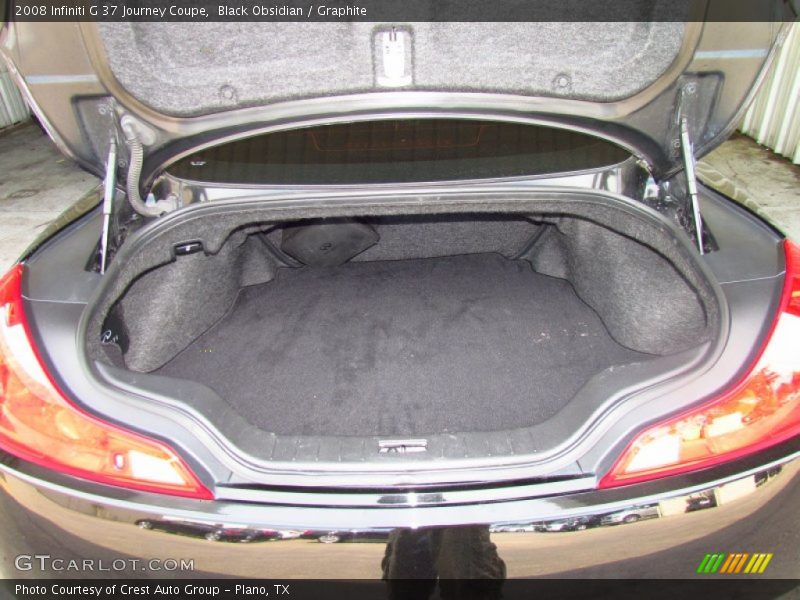  2008 G 37 Journey Coupe Trunk