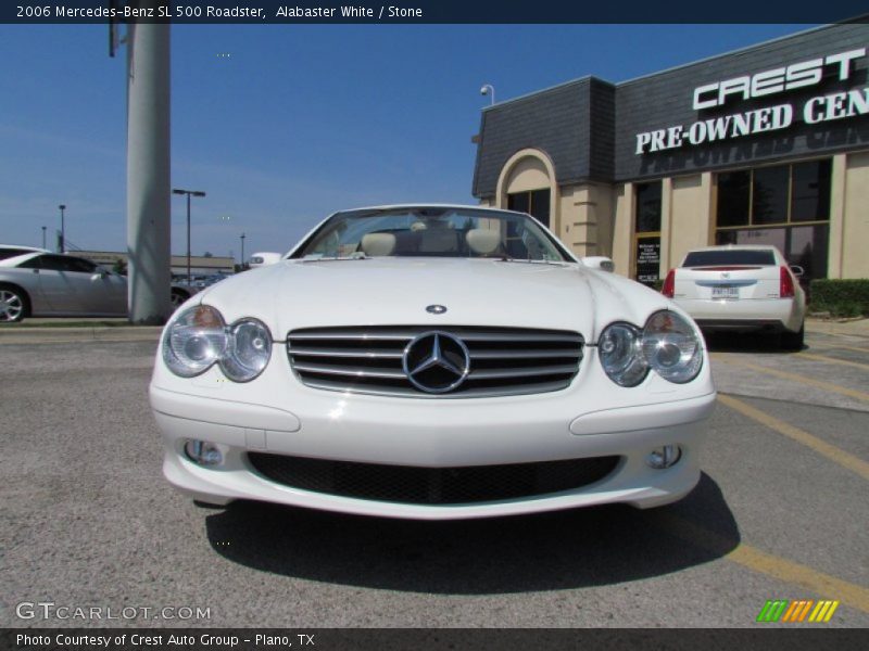 Alabaster White / Stone 2006 Mercedes-Benz SL 500 Roadster