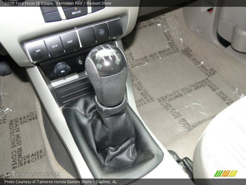 Vermillion Red / Medium Stone 2008 Ford Focus SE Coupe