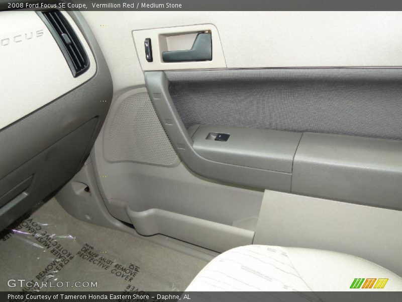 Vermillion Red / Medium Stone 2008 Ford Focus SE Coupe