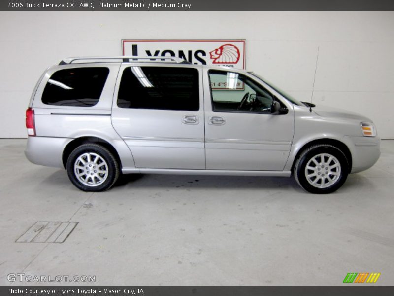 Platinum Metallic / Medium Gray 2006 Buick Terraza CXL AWD