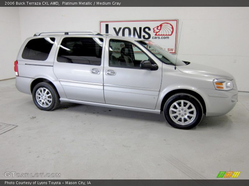 Platinum Metallic / Medium Gray 2006 Buick Terraza CXL AWD