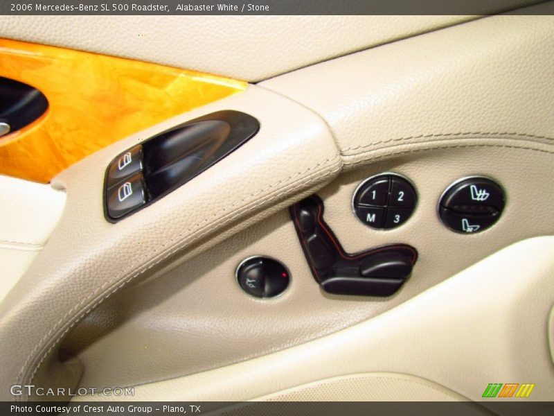Alabaster White / Stone 2006 Mercedes-Benz SL 500 Roadster