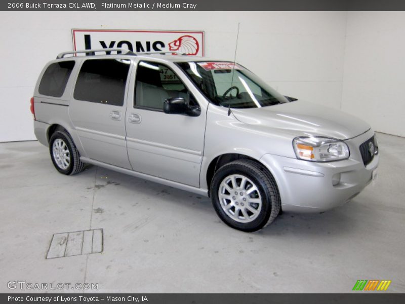 Platinum Metallic / Medium Gray 2006 Buick Terraza CXL AWD