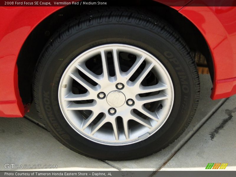 Vermillion Red / Medium Stone 2008 Ford Focus SE Coupe