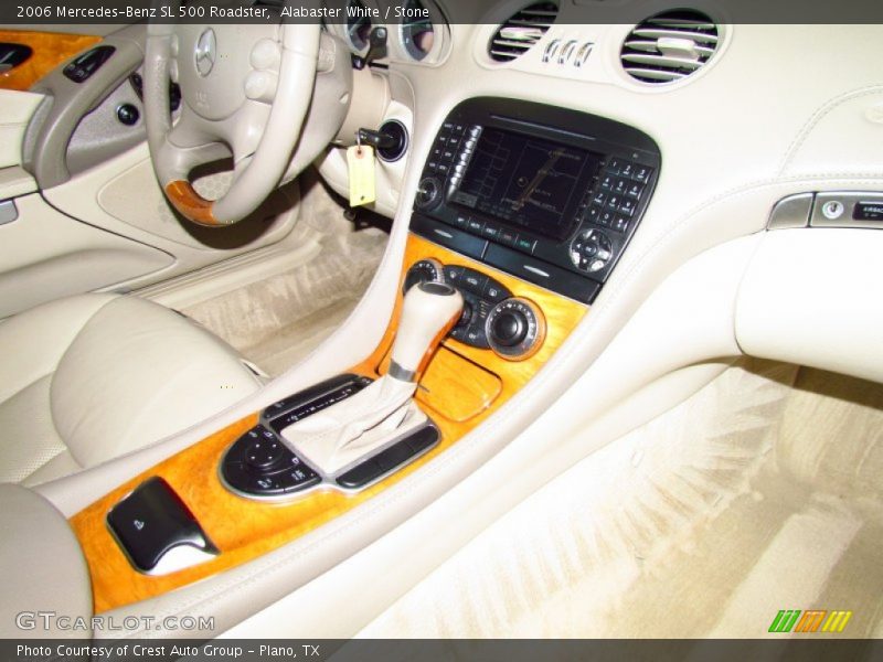Alabaster White / Stone 2006 Mercedes-Benz SL 500 Roadster
