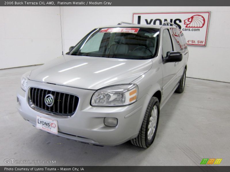 Platinum Metallic / Medium Gray 2006 Buick Terraza CXL AWD