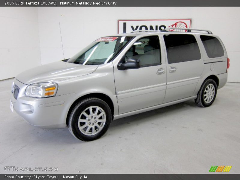 Platinum Metallic / Medium Gray 2006 Buick Terraza CXL AWD