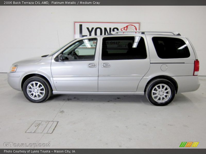 Platinum Metallic / Medium Gray 2006 Buick Terraza CXL AWD