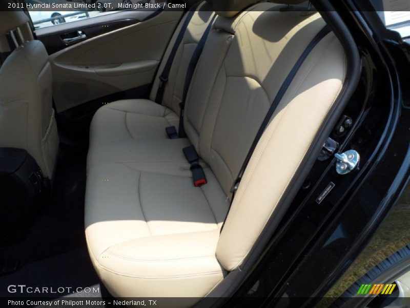 Midnight Black / Camel 2011 Hyundai Sonata Limited 2.0T