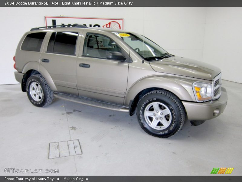 Light Khaki Metallic / Medium Slate Gray 2004 Dodge Durango SLT 4x4