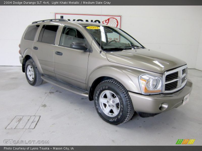 Light Khaki Metallic / Medium Slate Gray 2004 Dodge Durango SLT 4x4