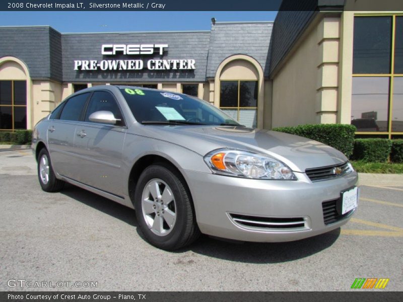 Silverstone Metallic / Gray 2008 Chevrolet Impala LT