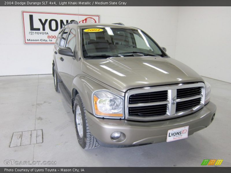 Light Khaki Metallic / Medium Slate Gray 2004 Dodge Durango SLT 4x4