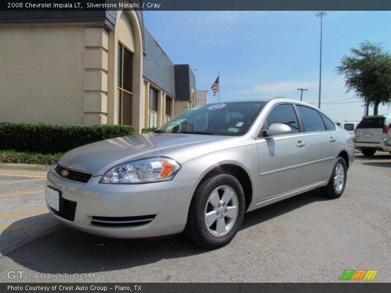Silverstone Metallic / Gray 2008 Chevrolet Impala LT