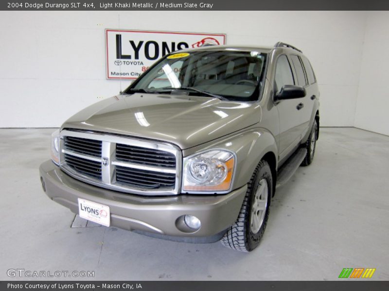 Light Khaki Metallic / Medium Slate Gray 2004 Dodge Durango SLT 4x4