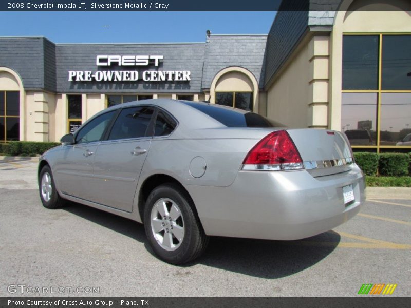 Silverstone Metallic / Gray 2008 Chevrolet Impala LT