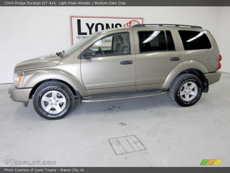 Light Khaki Metallic / Medium Slate Gray 2004 Dodge Durango SLT 4x4
