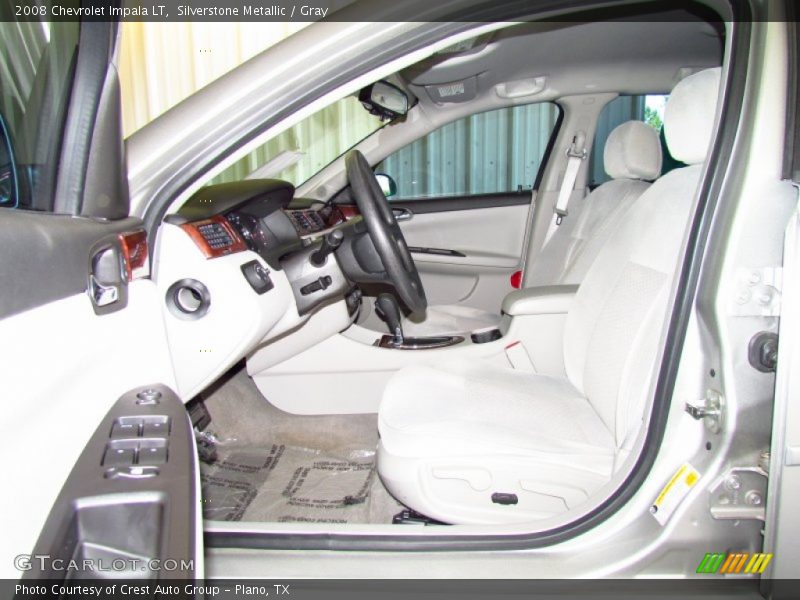 Silverstone Metallic / Gray 2008 Chevrolet Impala LT