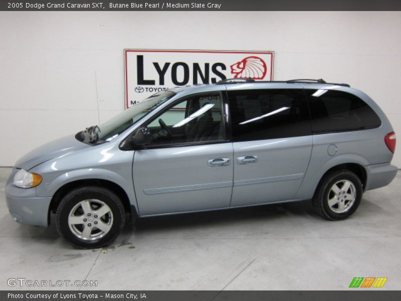 Butane Blue Pearl / Medium Slate Gray 2005 Dodge Grand Caravan SXT