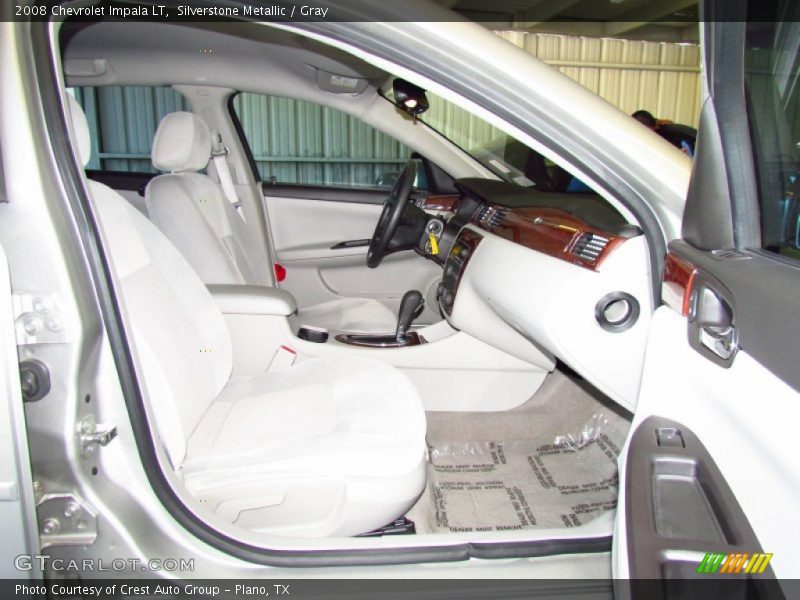 Silverstone Metallic / Gray 2008 Chevrolet Impala LT