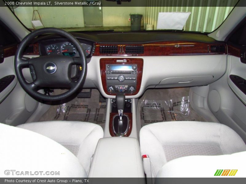 Silverstone Metallic / Gray 2008 Chevrolet Impala LT