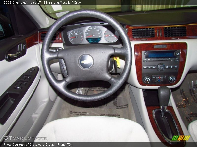 Silverstone Metallic / Gray 2008 Chevrolet Impala LT
