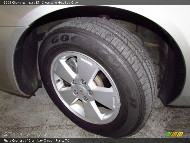 Silverstone Metallic / Gray 2008 Chevrolet Impala LT