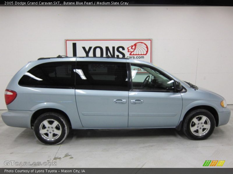 Butane Blue Pearl / Medium Slate Gray 2005 Dodge Grand Caravan SXT