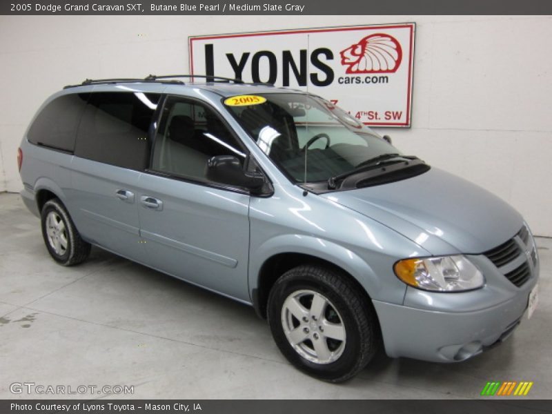 Butane Blue Pearl / Medium Slate Gray 2005 Dodge Grand Caravan SXT