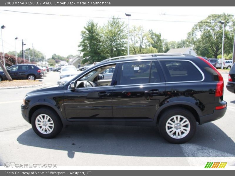 Ember Black Metallic / Sandstone 2008 Volvo XC90 3.2 AWD