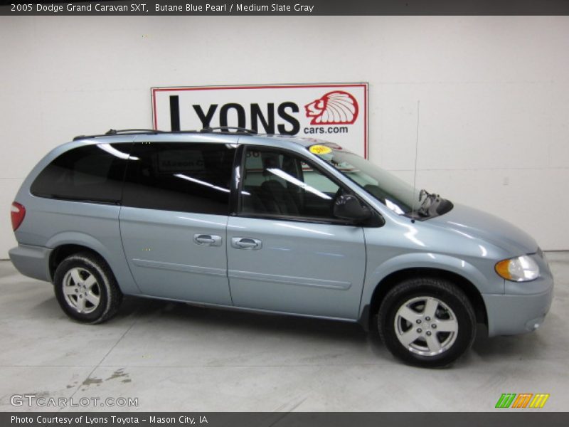 Butane Blue Pearl / Medium Slate Gray 2005 Dodge Grand Caravan SXT