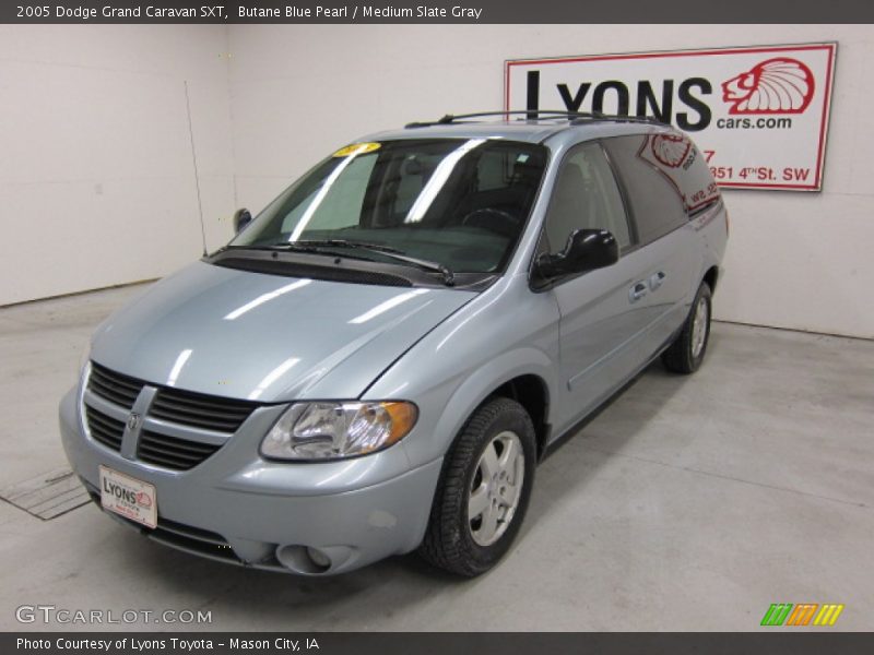 Butane Blue Pearl / Medium Slate Gray 2005 Dodge Grand Caravan SXT