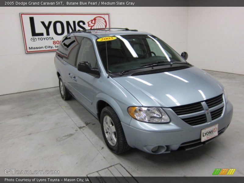 Butane Blue Pearl / Medium Slate Gray 2005 Dodge Grand Caravan SXT