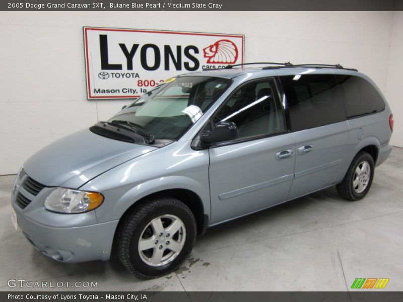 Butane Blue Pearl / Medium Slate Gray 2005 Dodge Grand Caravan SXT