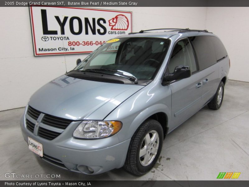 Butane Blue Pearl / Medium Slate Gray 2005 Dodge Grand Caravan SXT