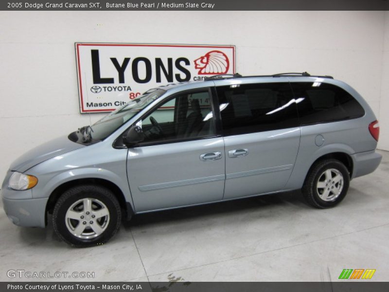 Butane Blue Pearl / Medium Slate Gray 2005 Dodge Grand Caravan SXT