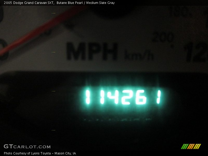 Butane Blue Pearl / Medium Slate Gray 2005 Dodge Grand Caravan SXT
