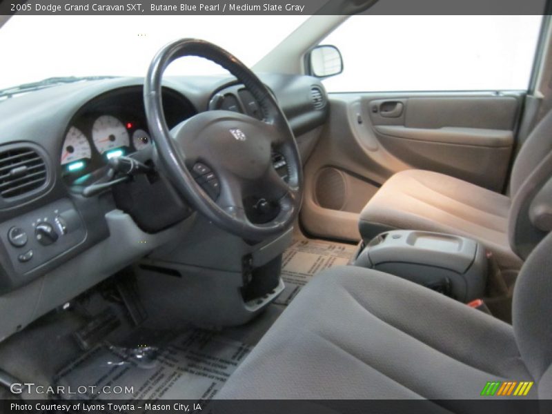 Butane Blue Pearl / Medium Slate Gray 2005 Dodge Grand Caravan SXT